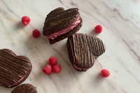 Raspberry Heart Cookie