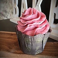 Chocolate Cherry Bomb Cupcake